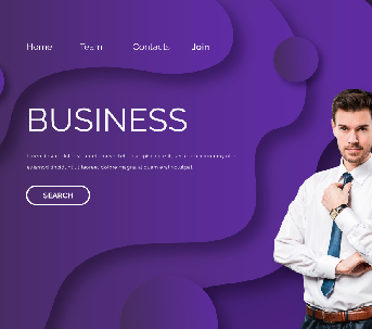 Business website landing page creation in UAE